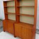 Wooden bookcase, 1960s, set of 2