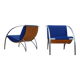 Set 2 -  Karlo chair leather KFF Karl Friedrich Foster postmoder