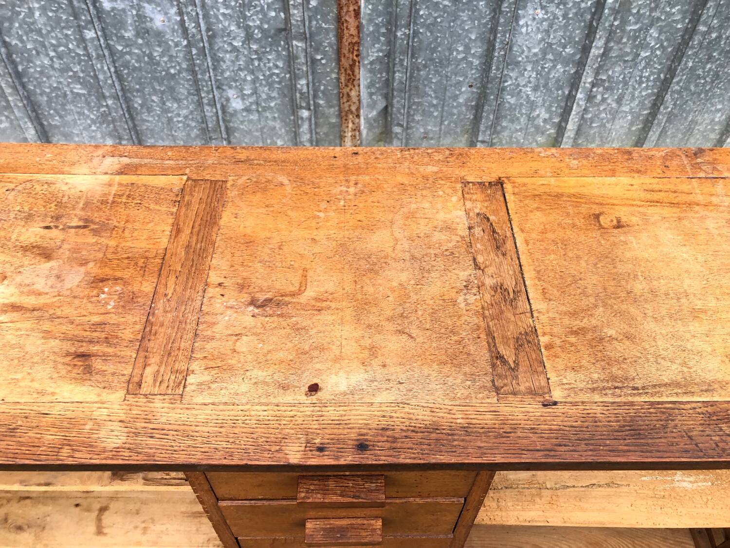 Vintage René Gabriel oak sideboard