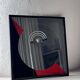 Eugenio Carmi Art Mirror 1970's Italian Decorative