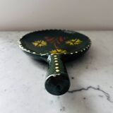 Alsatian pottery plate signed