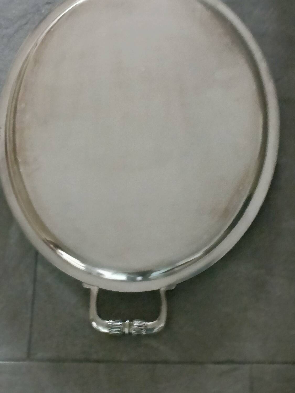 Large Christofle Malmaison tray