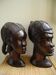 Paire de sculptures africaines années 50