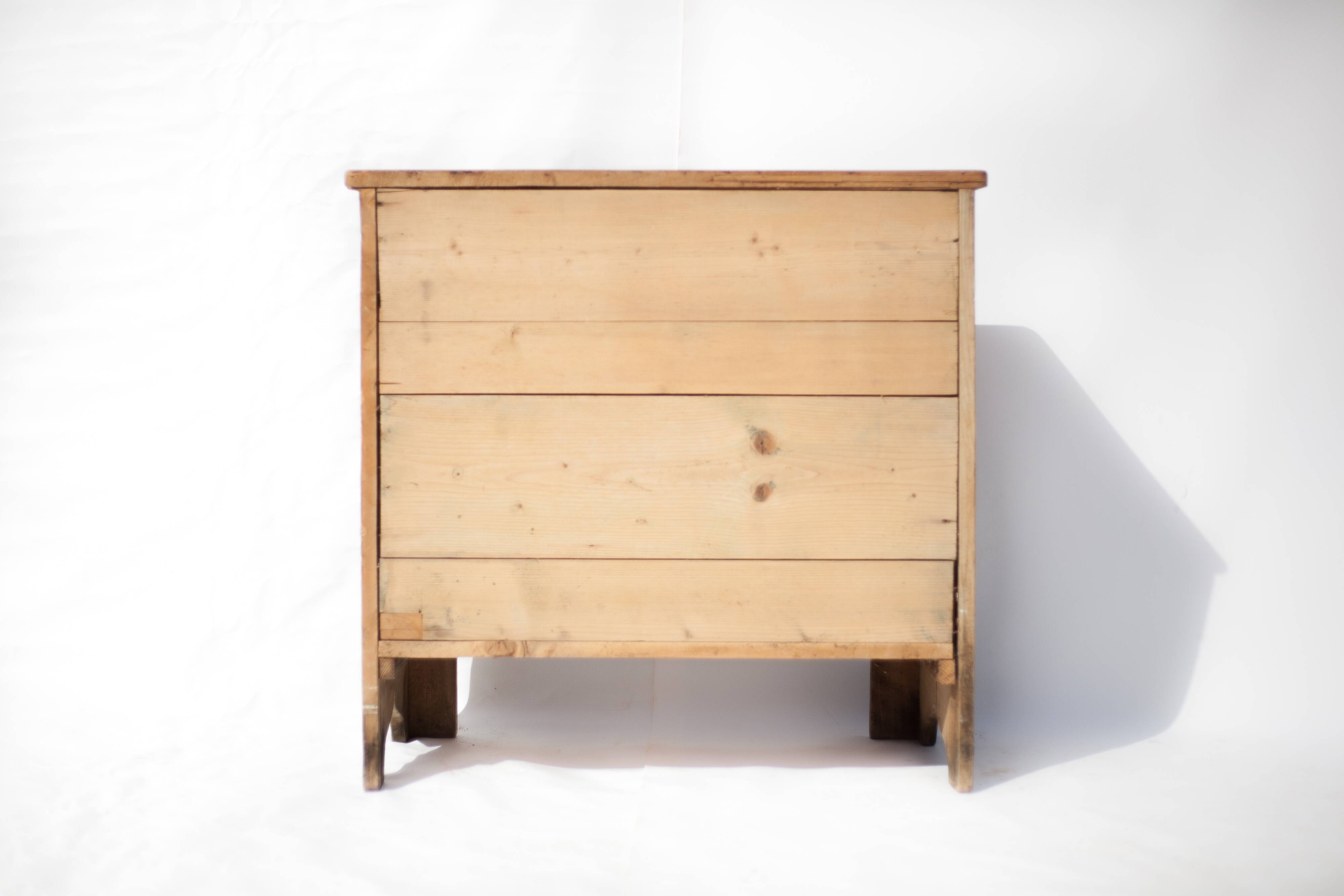 Vintage wooden furniture, sideboard, Savoyard dresser, storage furniture.