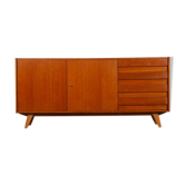 Oak row by Jiroutek for Interier Praha, model U-460, 1960