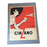 Vintage advertising to frame cinzano