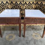 Pair of Louis XVI style bedside tables