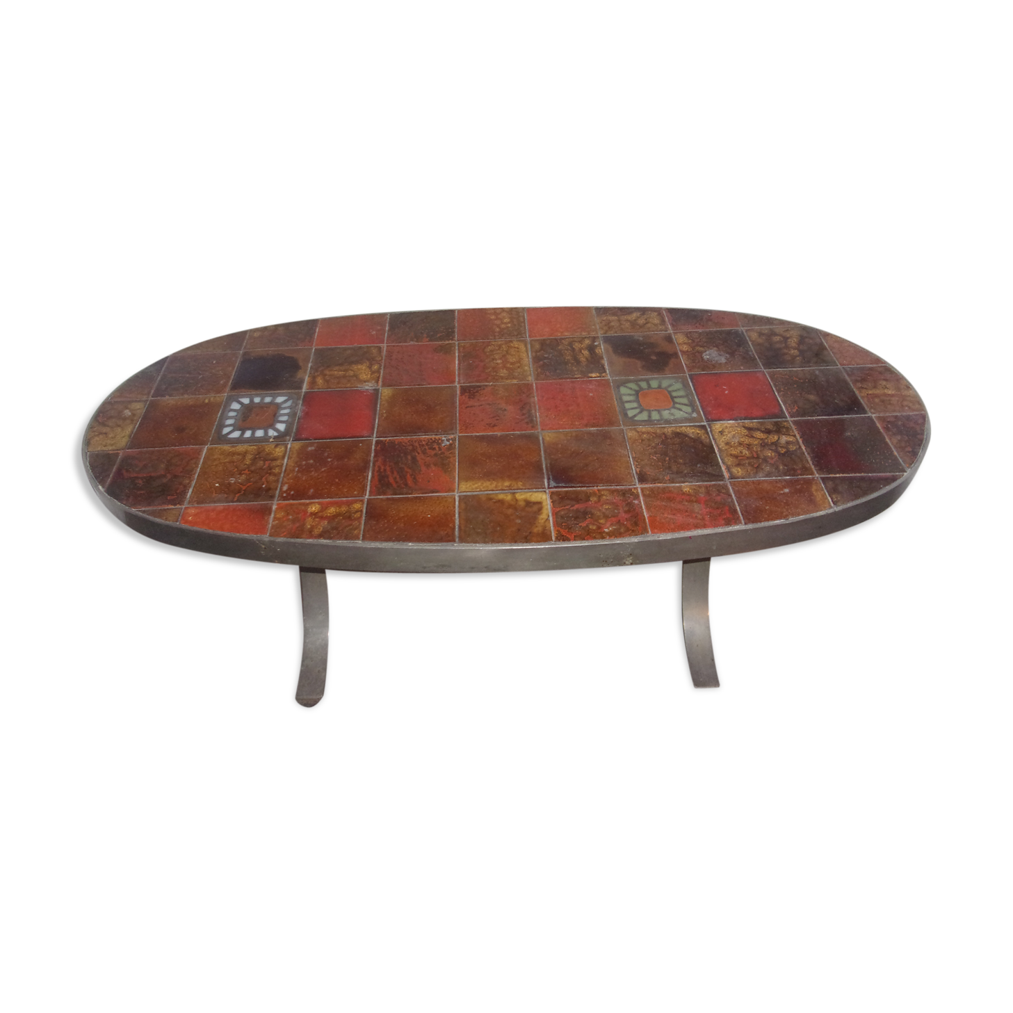 Roche & Bobois ceramic coffee table 1970