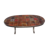 Roche & Bobois ceramic coffee table 1970