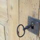 Antique solid pine cupboard