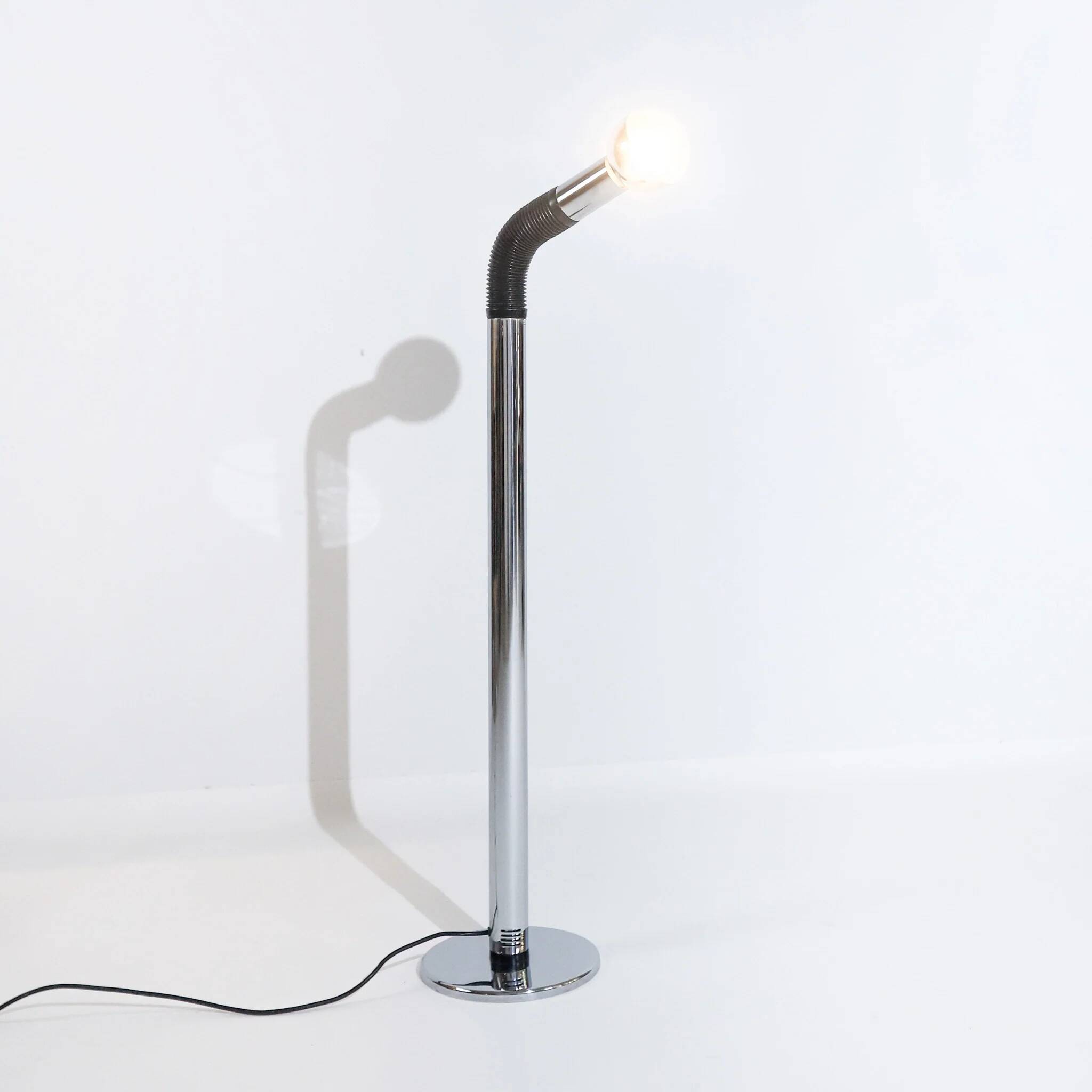 Italian floor lamp Bendi from the 1970s by E. Bellini for Targetti Sankey.