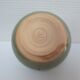 Bowl and round ceramic dish enamelled blue green brown vintage signed vintage