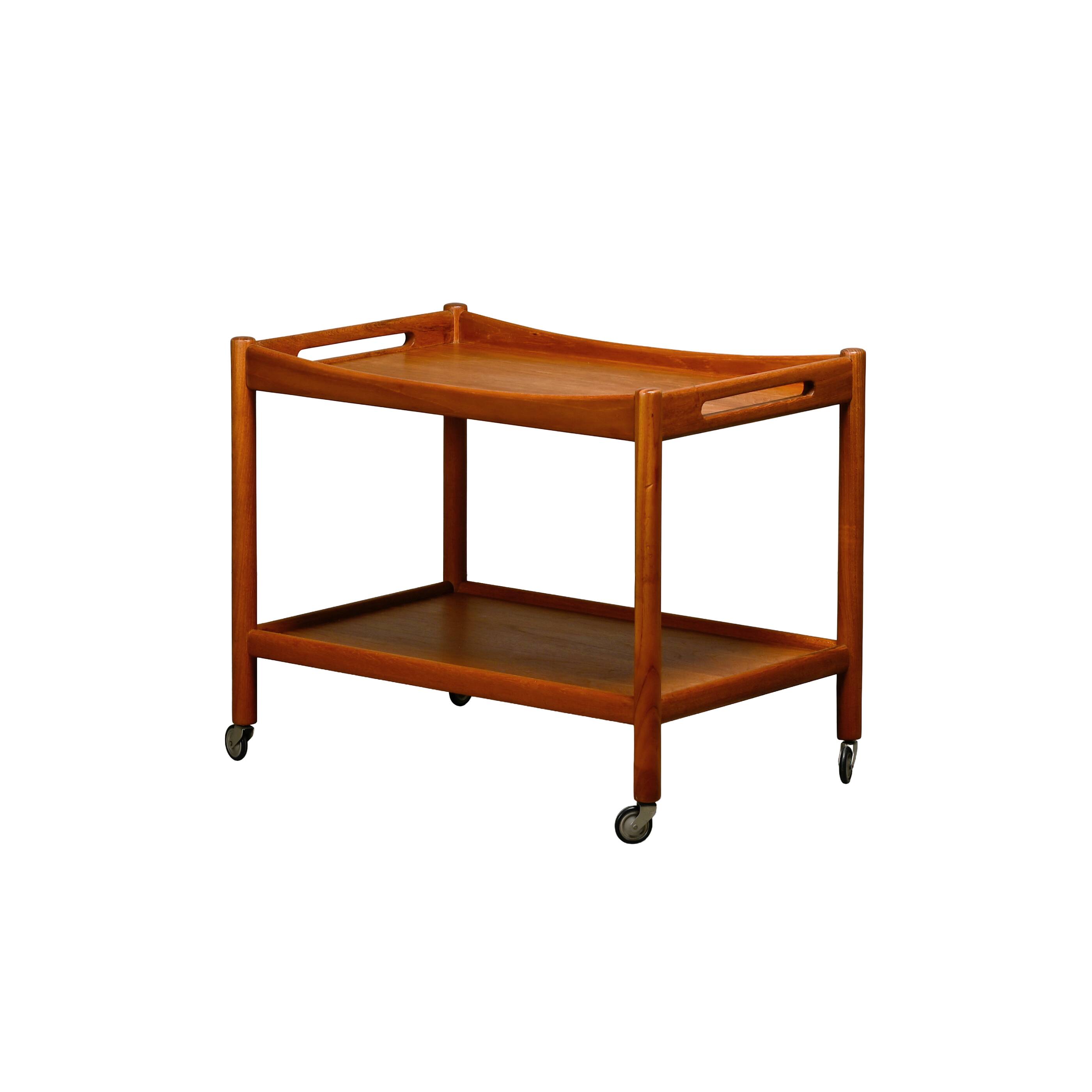 Hans J. Wegner AT-45 Trolley en teck pour Andreas Tuck et Illums Bolighus
