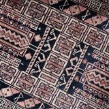 Tapis vintage fait main Baloutche 50x84 cm en laine - 1C1044