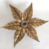 Wall light leaves by Willy Daro, 70s