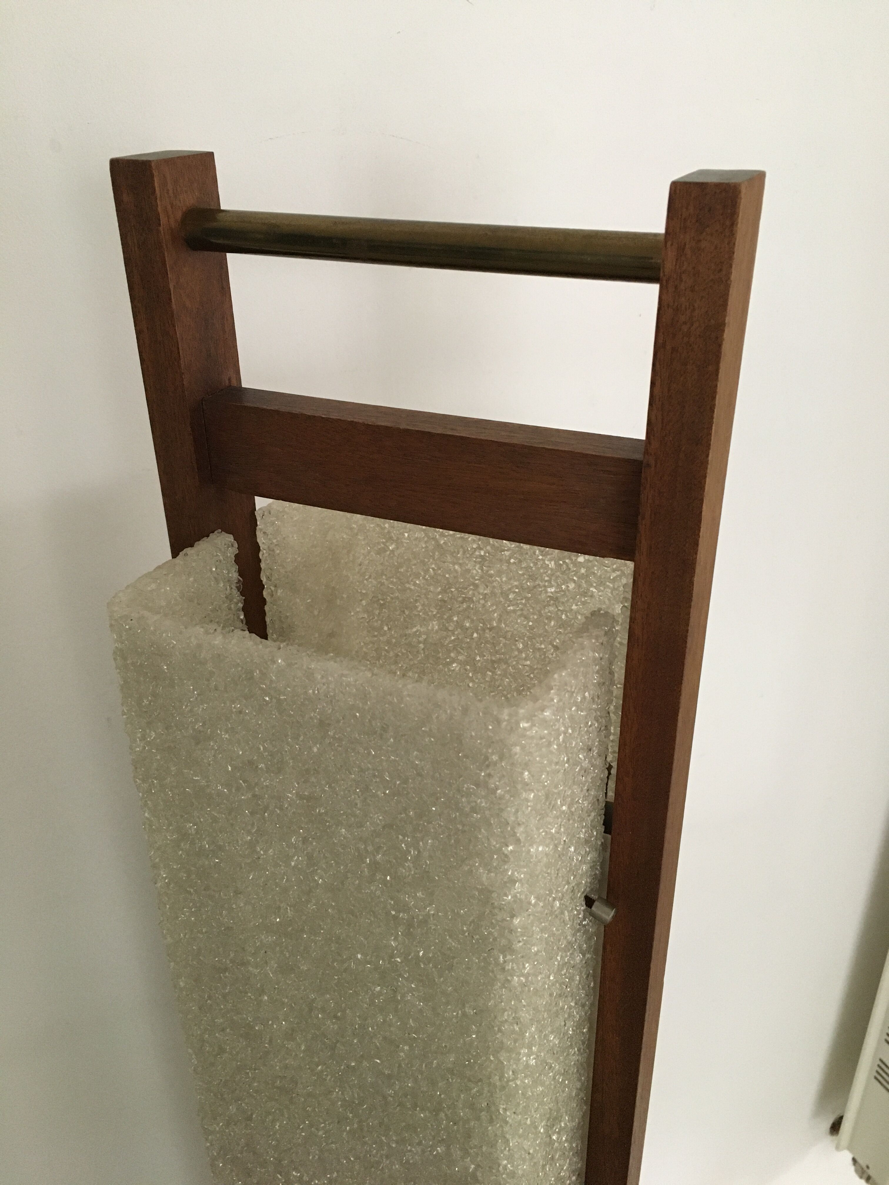 Granite perspex totem lamp