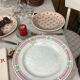 Old artisanal dish made in France Digoin