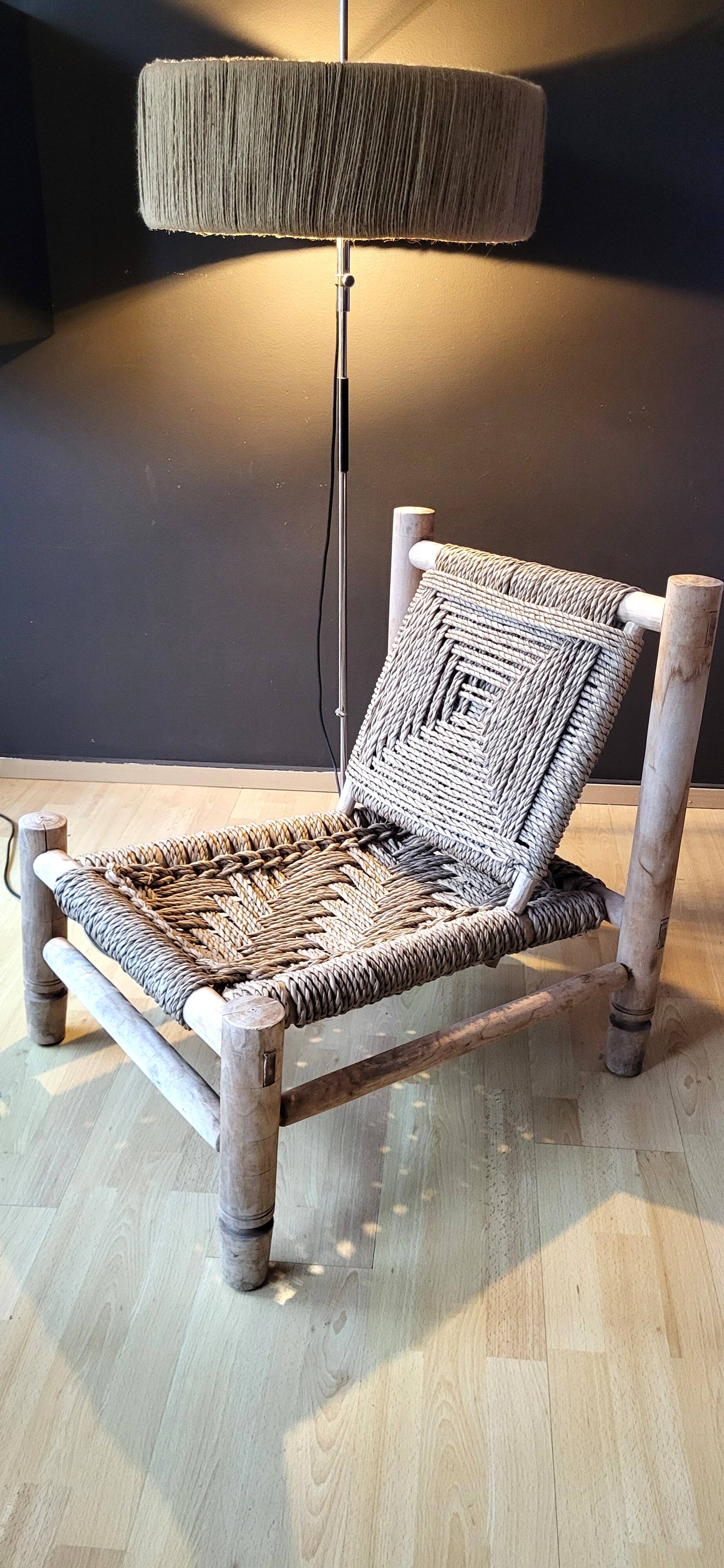 Audoux & Minet Rope Armchair 70s