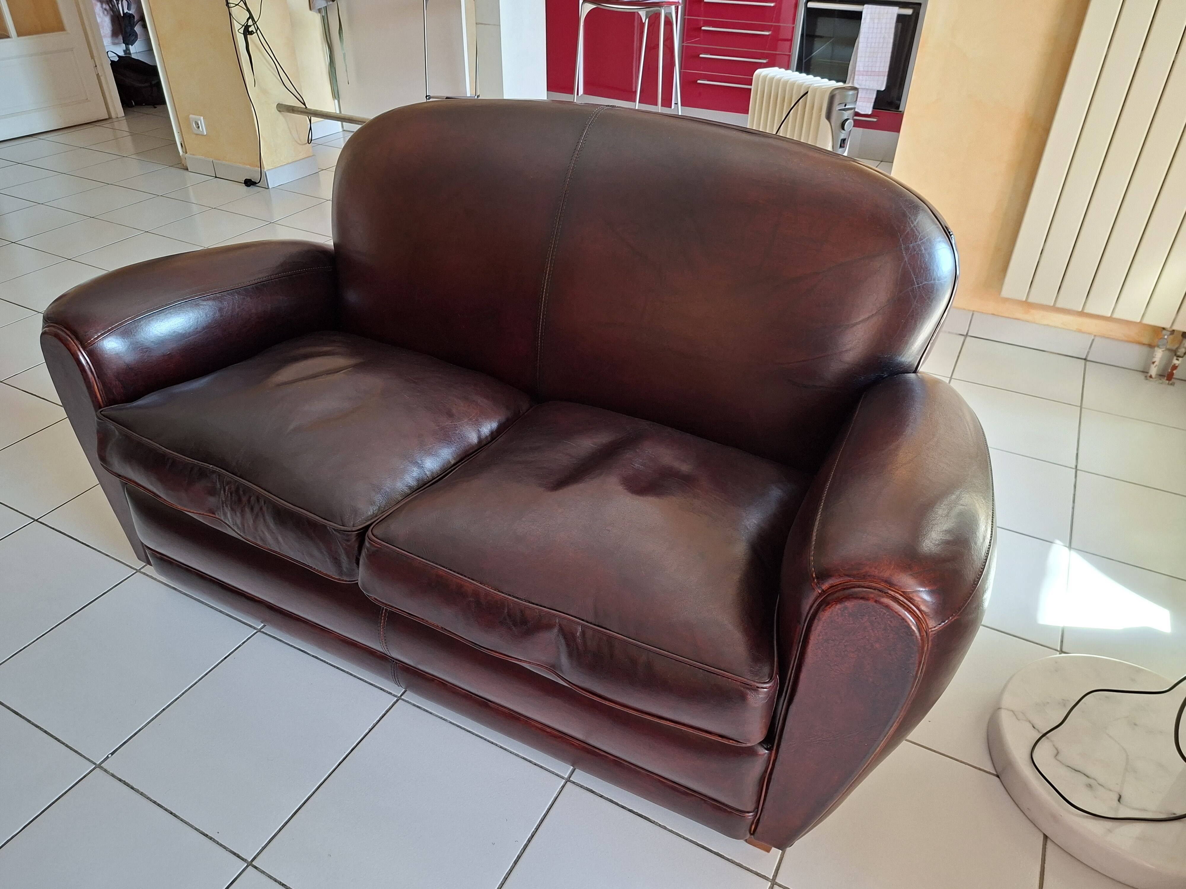 Leather living room set – Anjou Seat (Ralph) – St Nicolas model