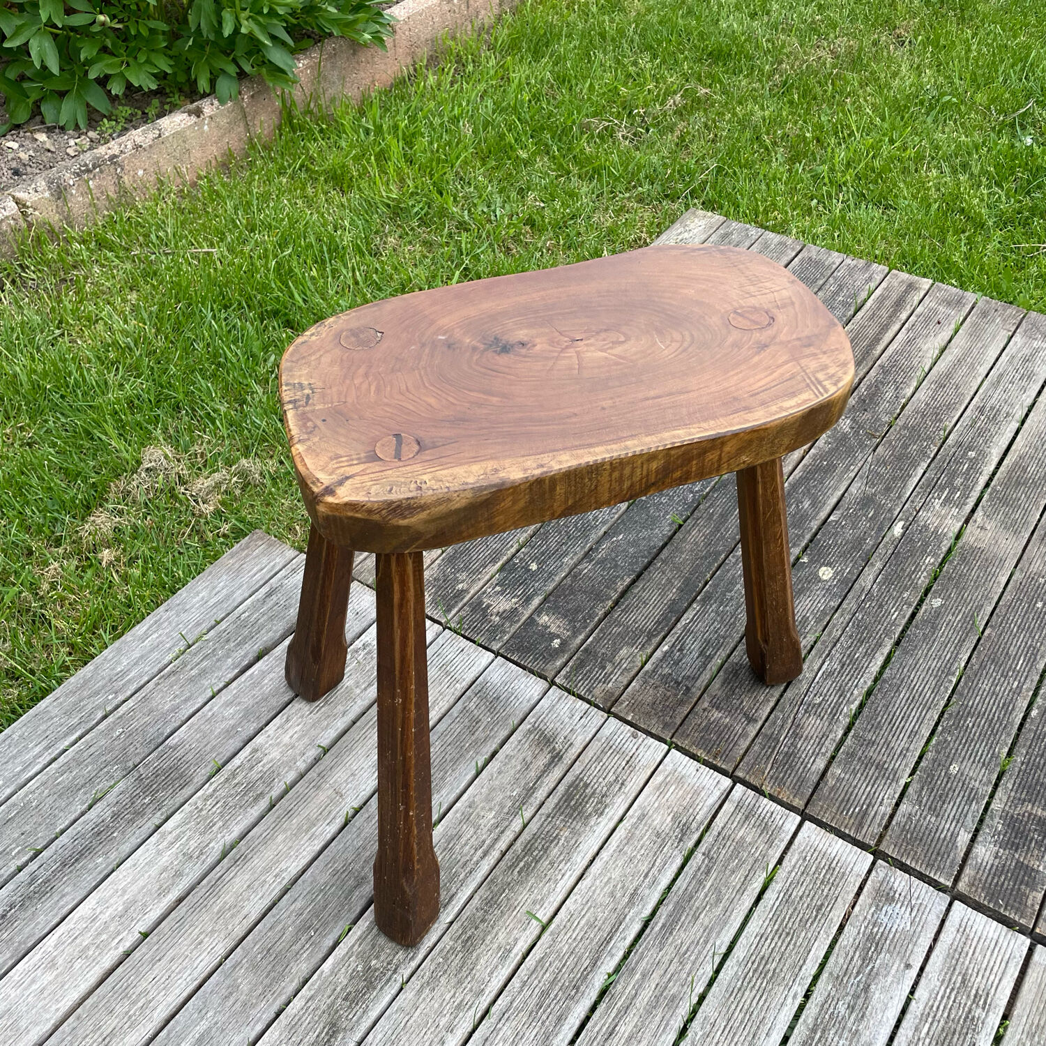 Tabouret de ferme vintage