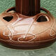 Ceramic vase, flower holder, ikebana, signed, 1960s