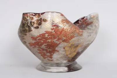 Cup 1900 "Spring" decorations Japan Clichy St Denis Montjoie cf Legras