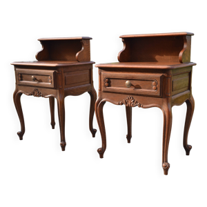 Deux chevets/tables de