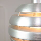 Vintage Italian Aluminum Beehive Pendant Lamp, 80s