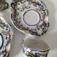Breakfast set duo Desvres Fourmaintraux regionalist decoration