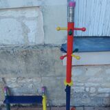 Coat rack and pencil shelf 80'S , Design Pierre Sala