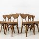 Dining Chairs, No 124 By H & J Kurmanowicz, Poland, 1950’S, Set of 6