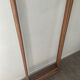 Paravent vintage des années 60 en bois et rotin