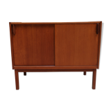 Two-door teak storage unit from the 1960s