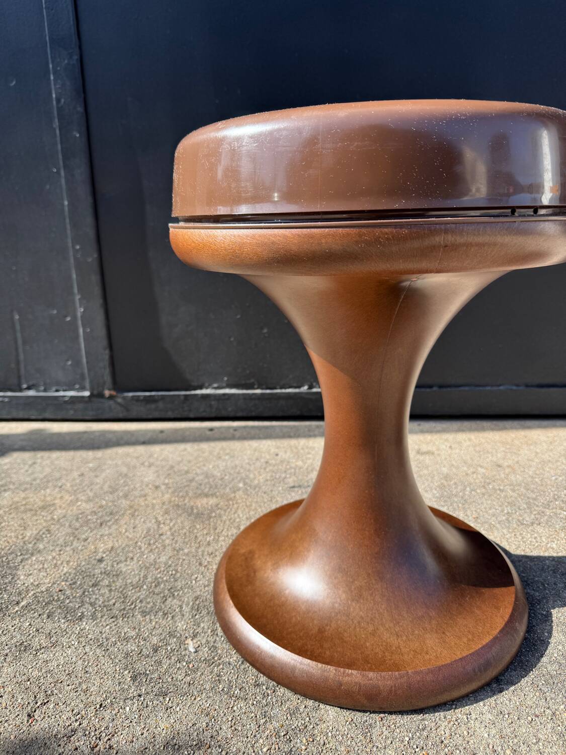 Brown stool Emsa Germany 1970s