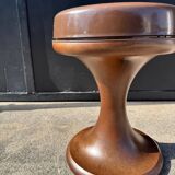 Brown stool Emsa Germany 1970s