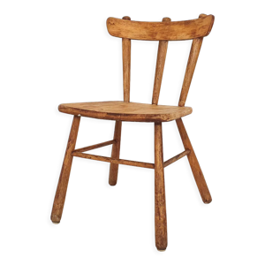 chaise à dossier en - style scandinave