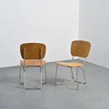 Pair of Alu-Flex chairs by Armin Wirth, circa 1965