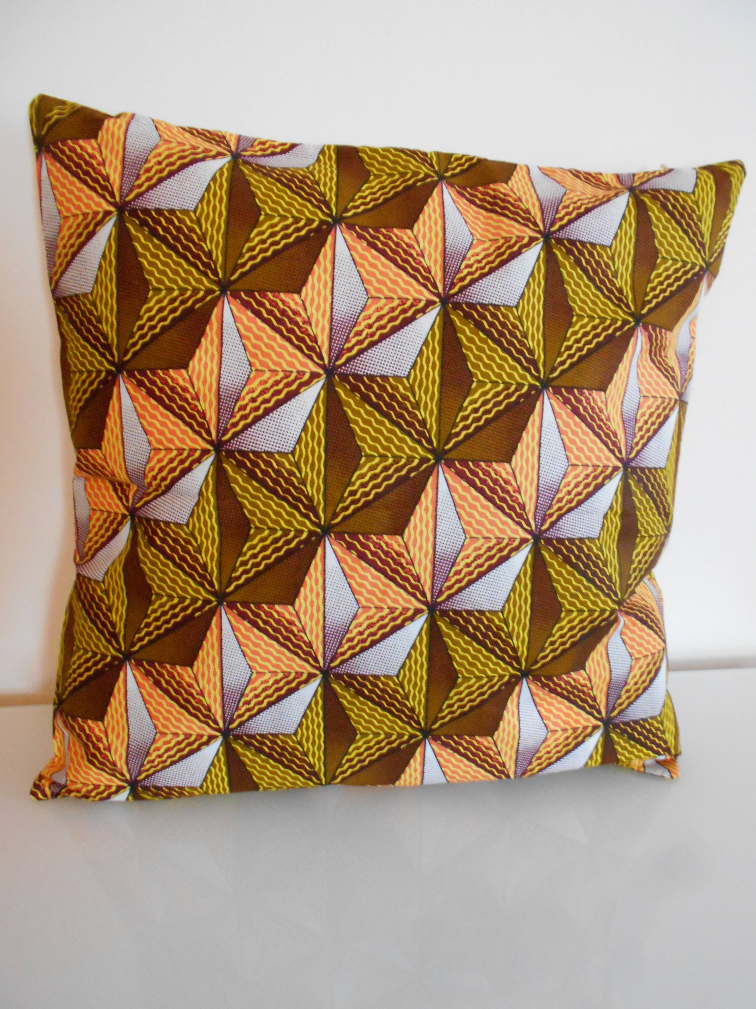 Wax cushion cover 50 cm x 50 cm