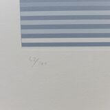 Original silkscreen print signed and numbered Eusebio Sempere, Se12, 1974