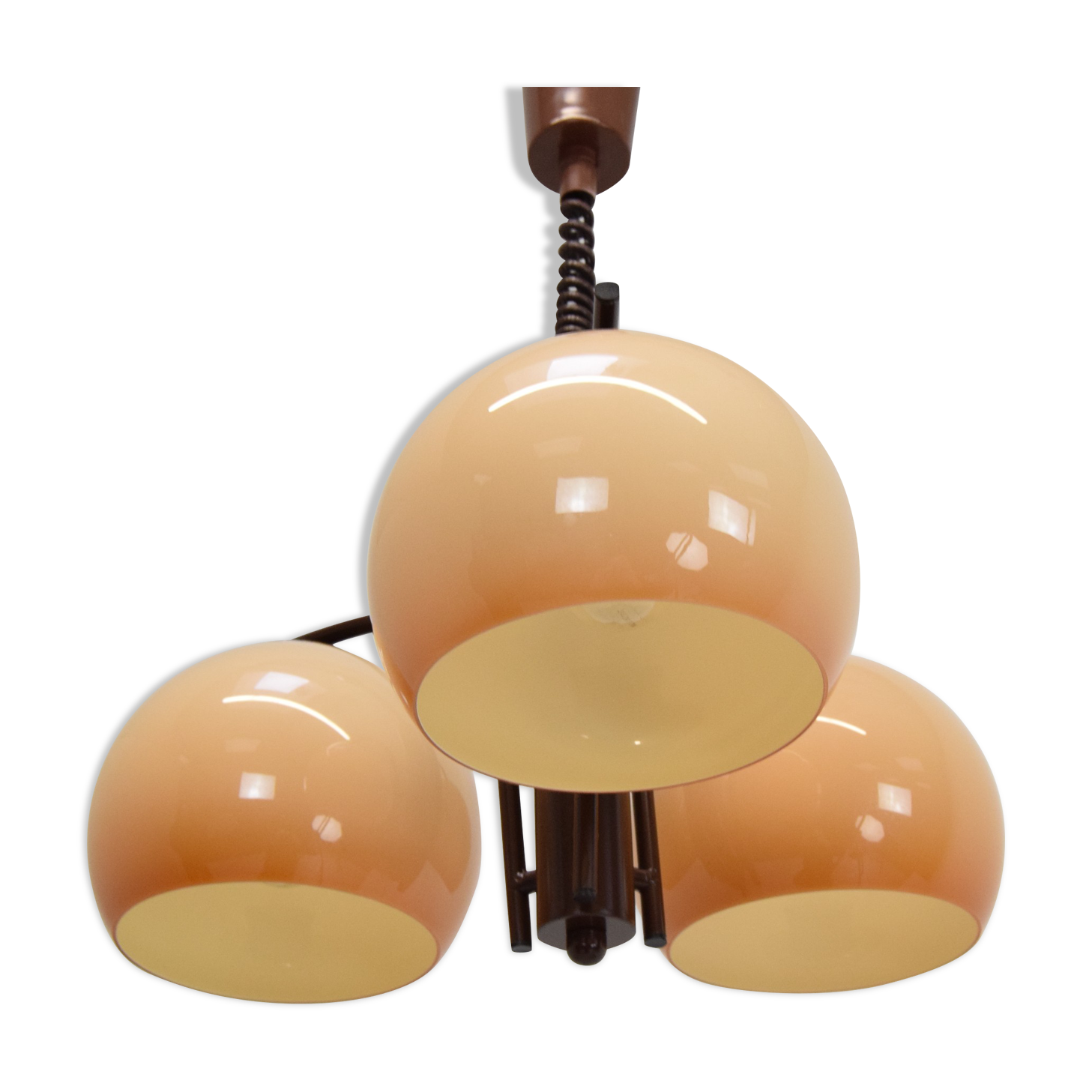 Mid-century adjustable chandelier ,1970's