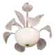 Luxury Barovier & Toso Chandelier, Murano Pulegoso Glass, 1950s