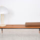 Slatted bench dating from the 60s