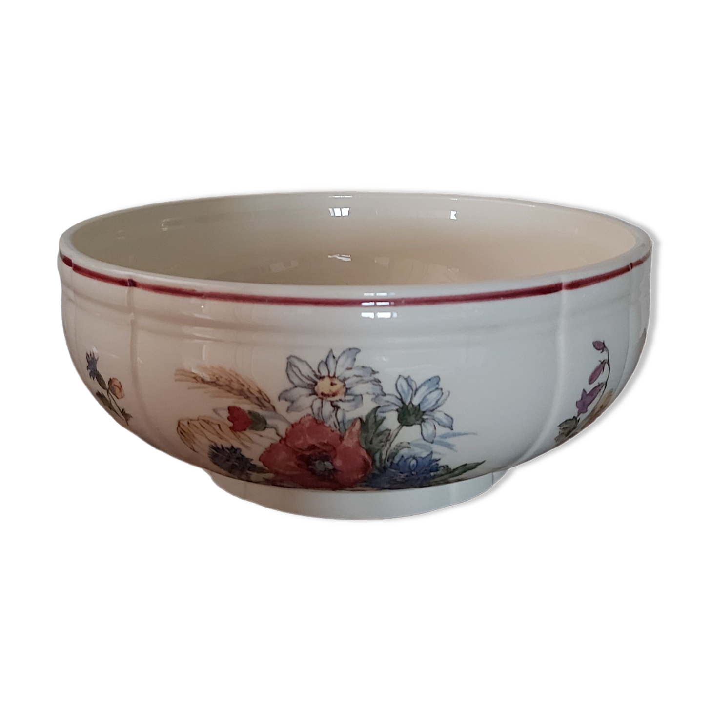 Salad bowl Sarreguemines model Agreste