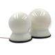 Sergio Asti, Set of 2 "Scafandro" Table Lamps, Candle, Italy 1970s