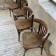 Set 4 chaises bistrot bois