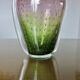 Murano vase in blown glass, bubbled, 50s-60s