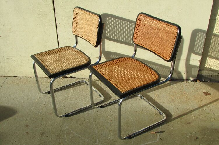 Pair of chairs B32 by Marcel Breuer