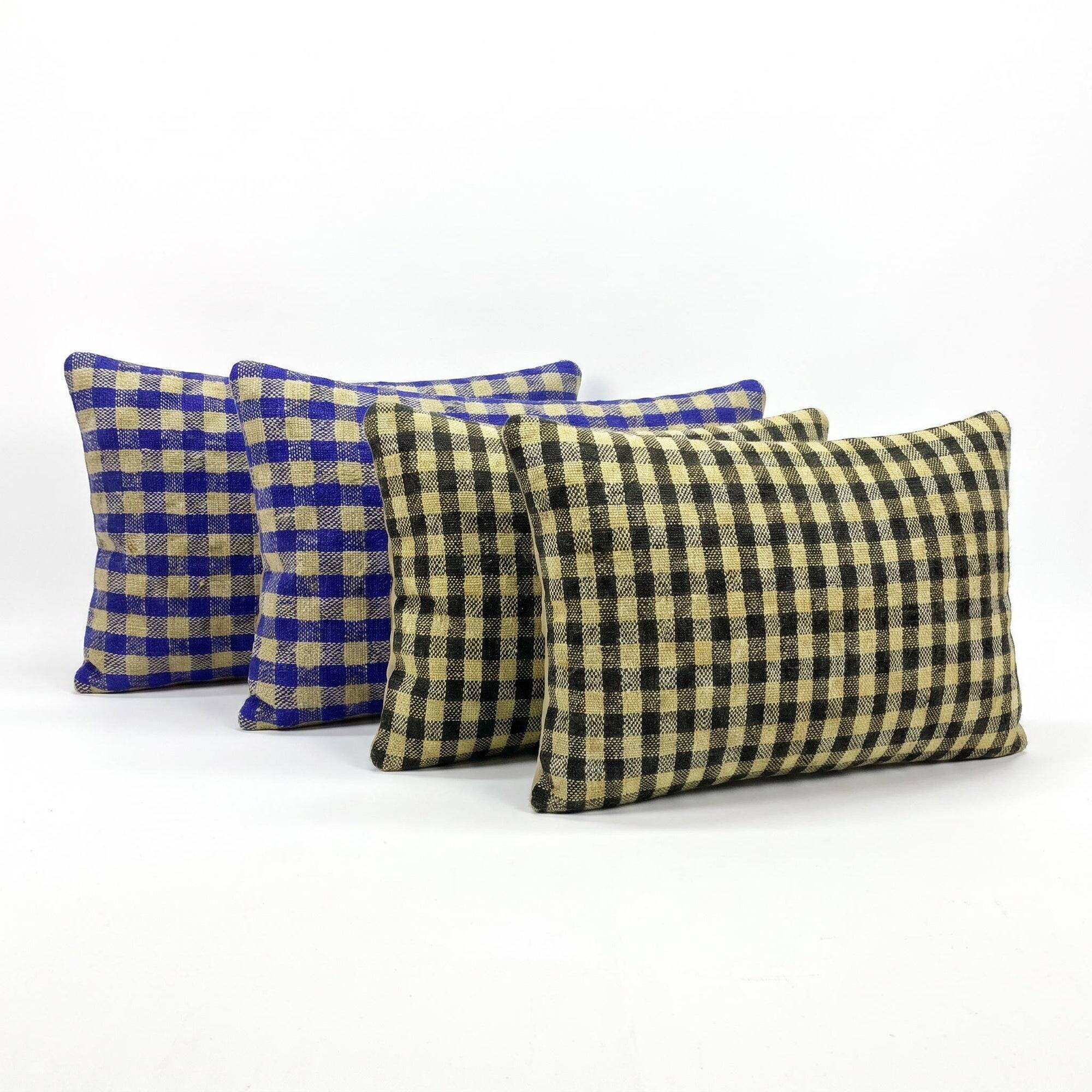Set of 4 vintage kilim cushion covers 41x61 cm