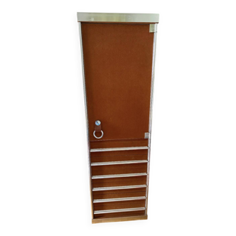 Guido Faleschini wardrobe for Hermès - 1970s - aluminium & felt