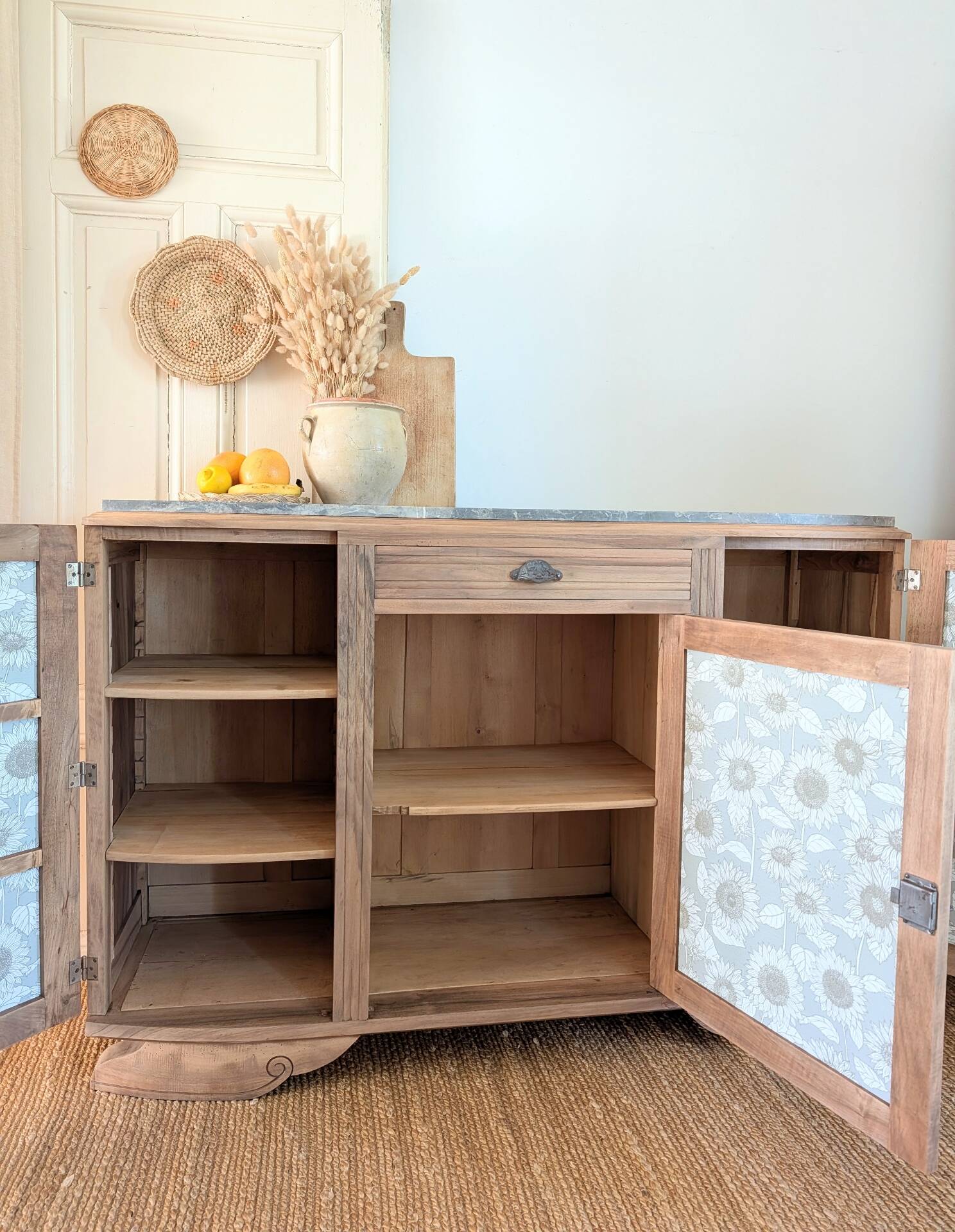 Buffet art déco en noyer